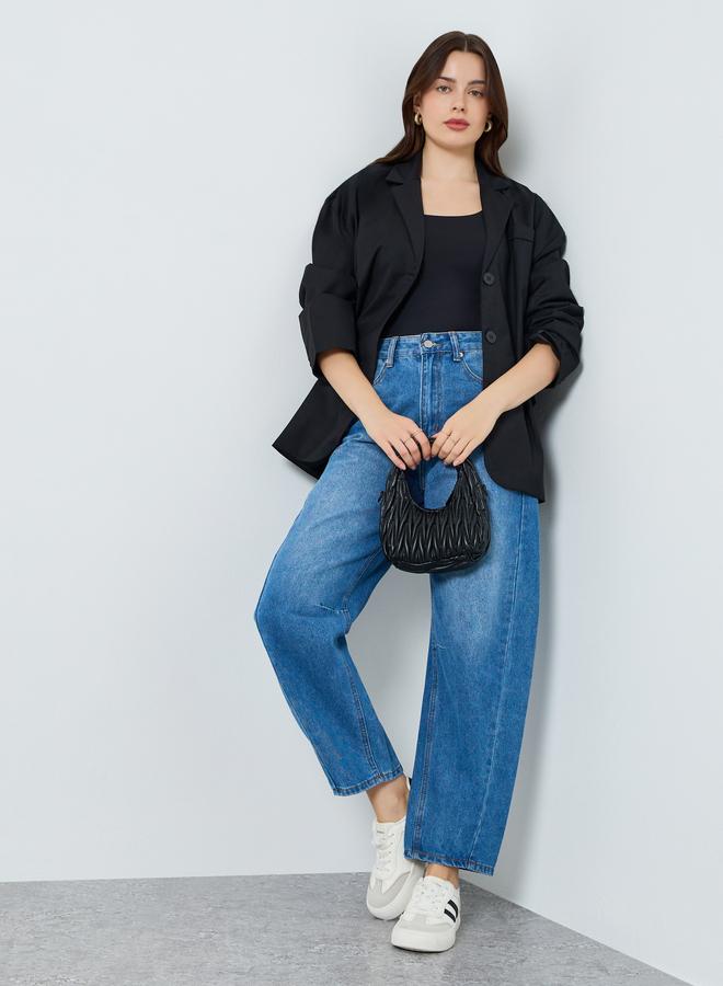 ستايلي بليزر كاجوال بأزرار أمامية - Image 1